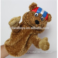 2014 hot selling hand puppet bear, ICTI factory for 30years